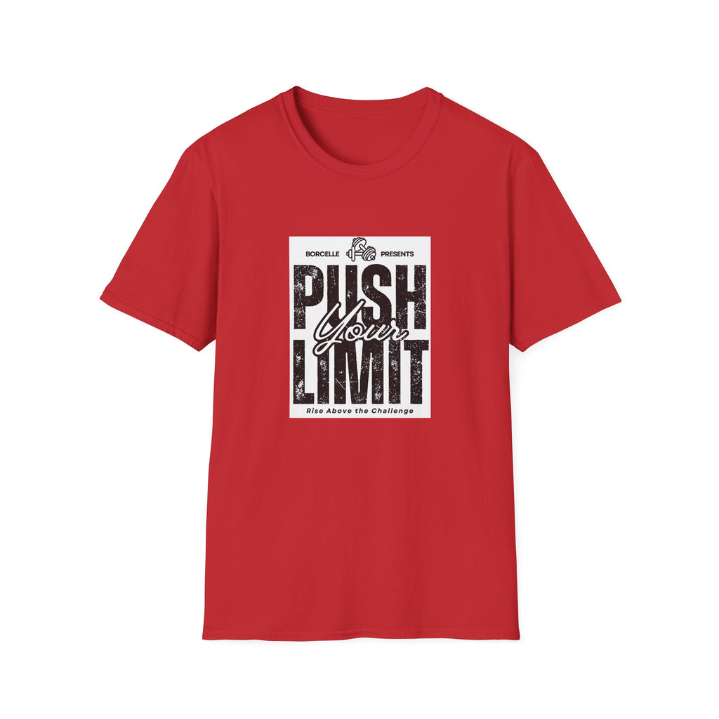 Motivational Unisex T-Shirt: "Push Your Limit" - Workout Gear, Fitness Tee, Inspirational Apparel, Gift for Gym Lovers, Casual Style