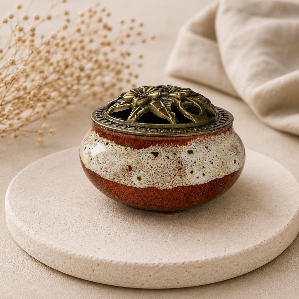 Ceramic Incense Bowl