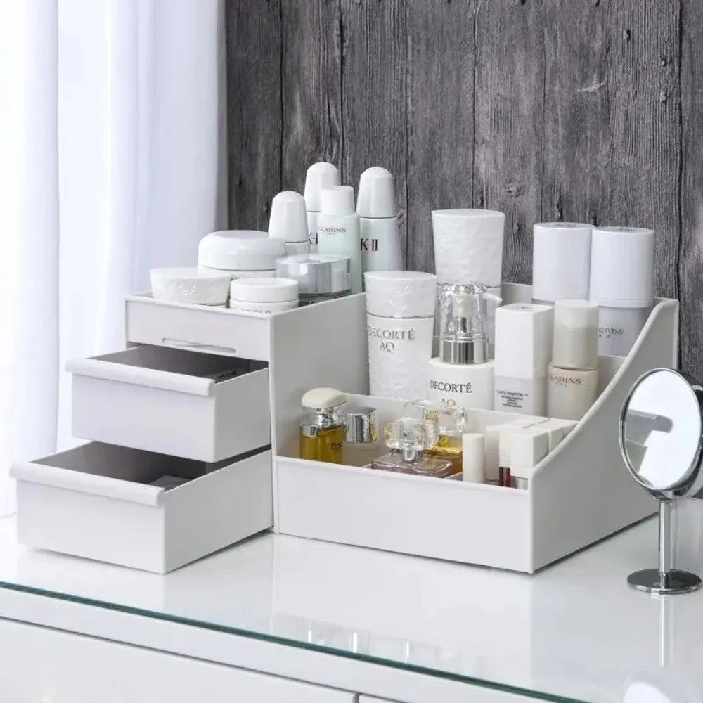 White Drawer Vanity Organizer