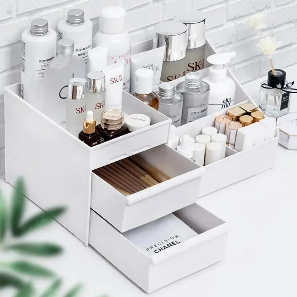 White Drawer Vanity Organizer