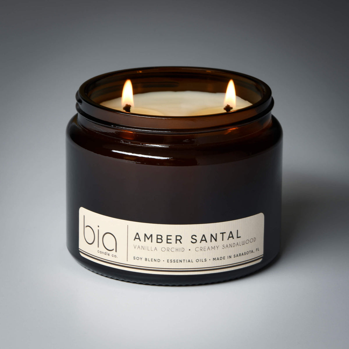 Amber Santal Soy Candle