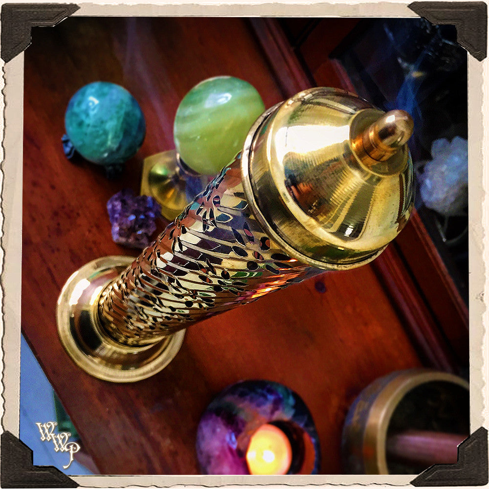 Brass Incense Tower