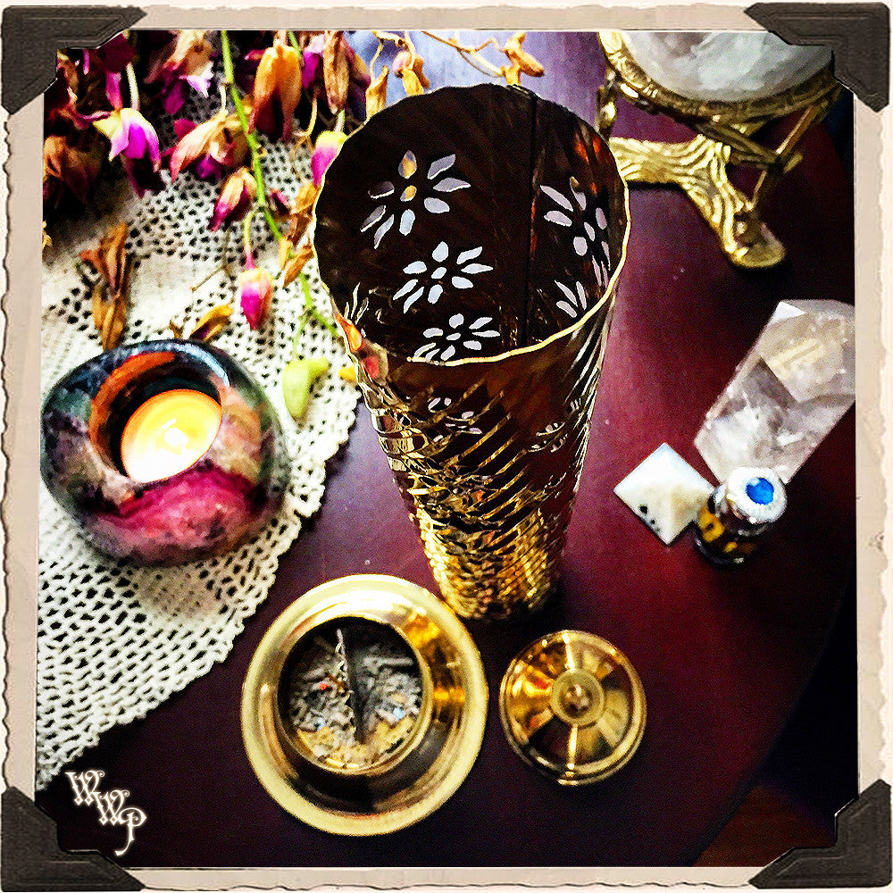 Brass Incense Tower
