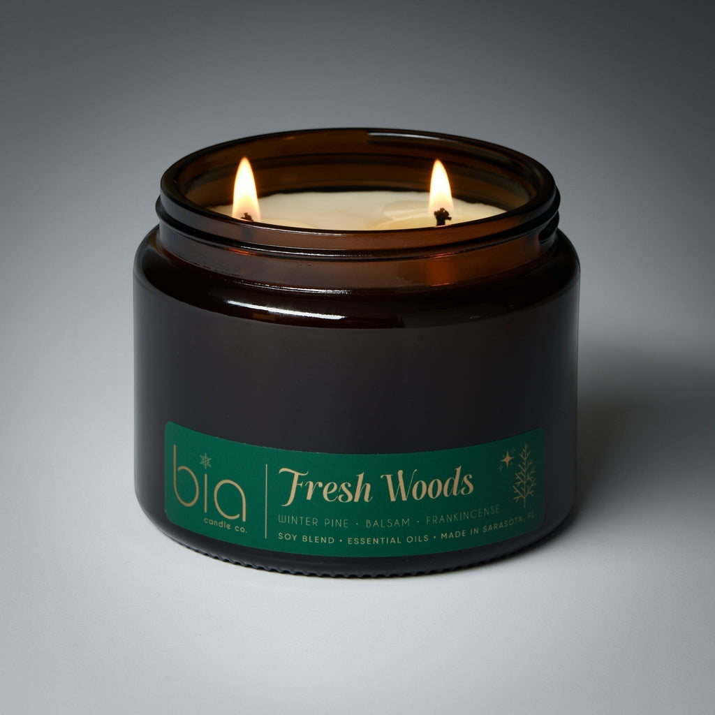 Fresh Woods Ltd Edition Soy Blend Candle — Christmas Tree, Pine & Balsam