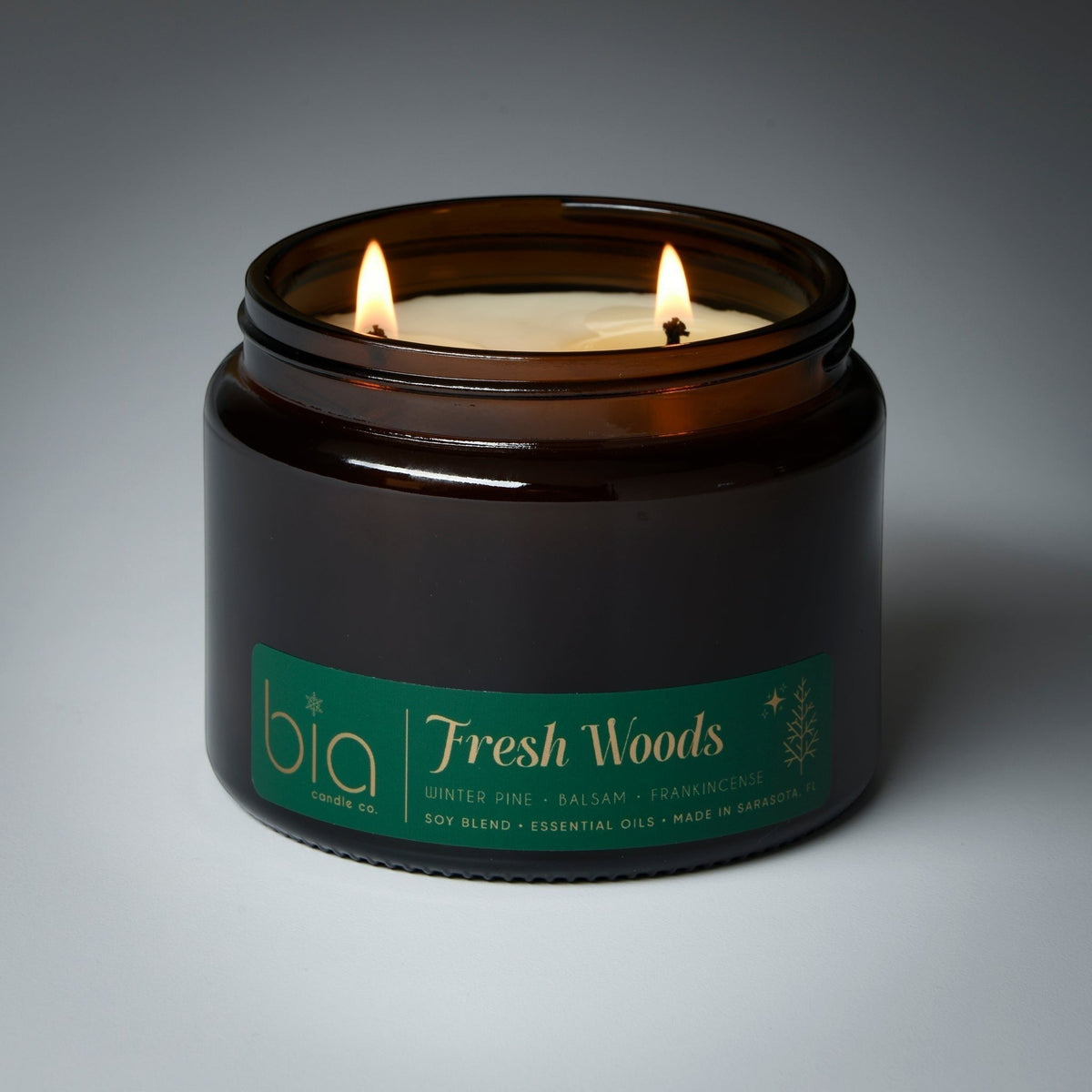 Fresh Woods Ltd Edition Soy Blend Candle — Christmas Tree, Pine & Balsam