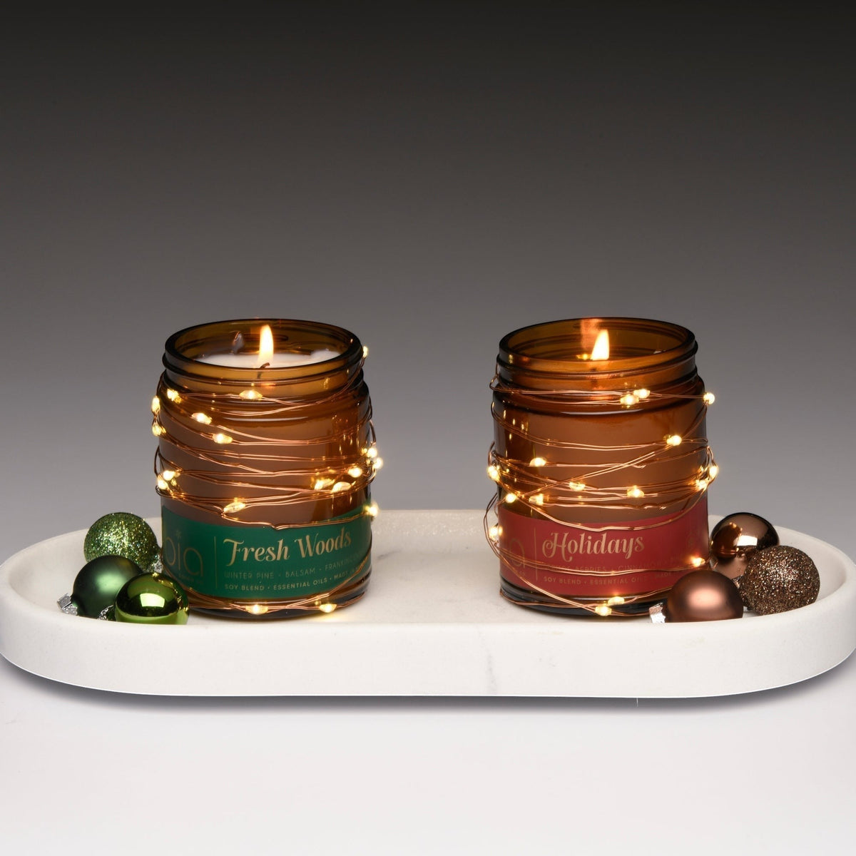 Fresh Woods Ltd Edition Soy Blend Candle — Christmas Tree, Pine & Balsam