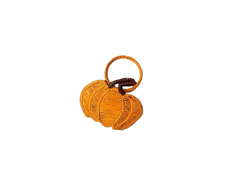 Pumpkin Napkin Rings, Set of 4 - Fall and Thanksgiving Table Decor